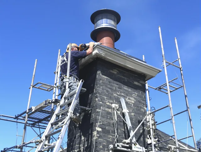 Sturdy chimney crown finished by Stow Chimney Sweep in Stow, OH